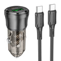BZ25 Journey PD38W(1C1A) Car Charger Set (Type-C to Type-C)