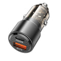 BZ2OA Smart 83W Dual Port PD65W+QC3.0 Car Charger
