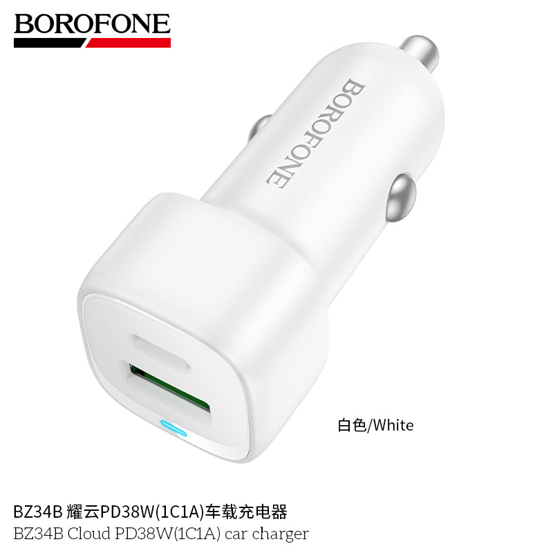 Borofone BZ34B Cloud PD38W(1C1A) Car Charger
