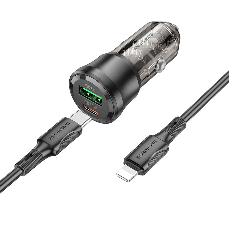 BZ25 Journey PD38W(1C1A) Car Charger Set (C to iP)