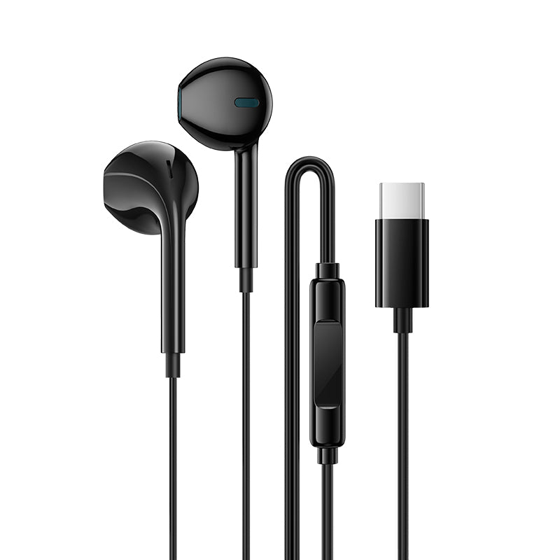 BM100 Fuente Universal Digital Earphones With Microphone Type-C