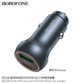 Borofone BZ32B Fresh 48W Dual Port PD3OW+QC3.0 Car Charger
