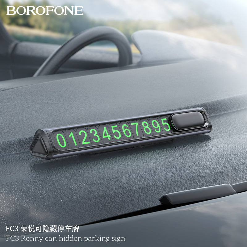 Borofone FC3 Ronny Can Hidden Parking Sign