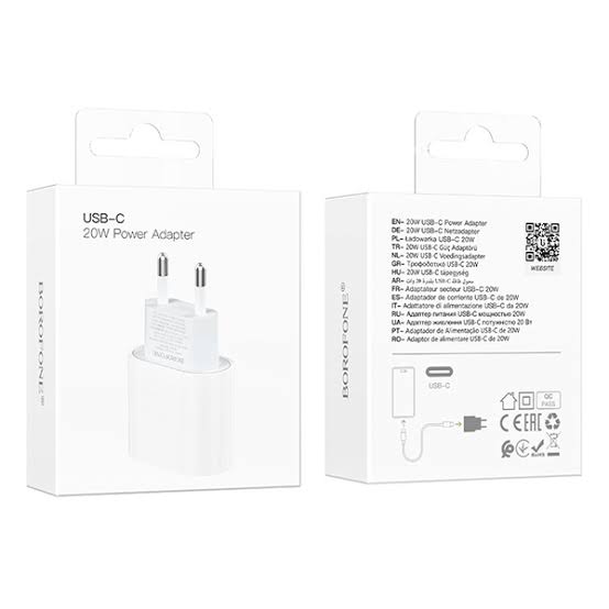 Borofone BA100A Original Single Port PD2OW Charger