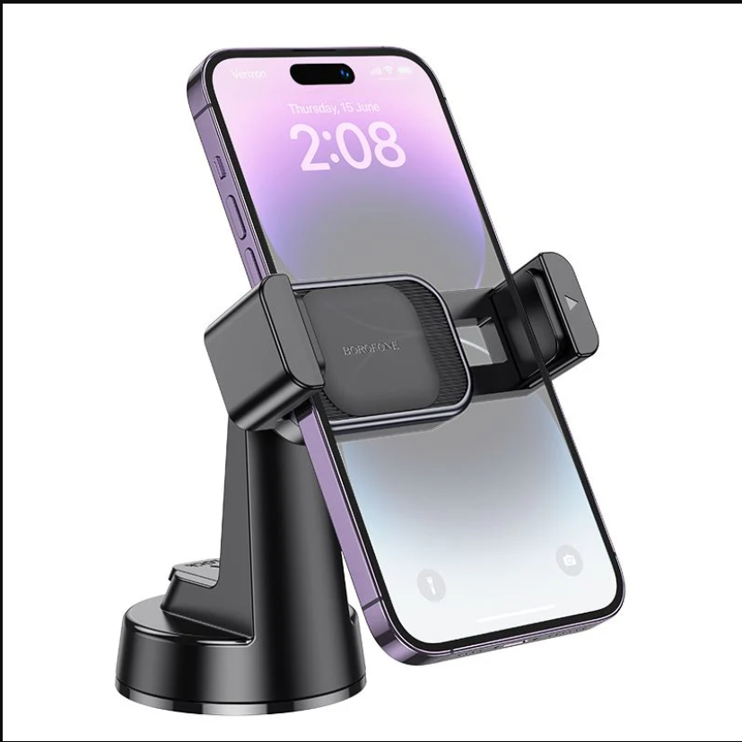 Simple and Compact Strong Clamp Arm Center Console In-Car Holder